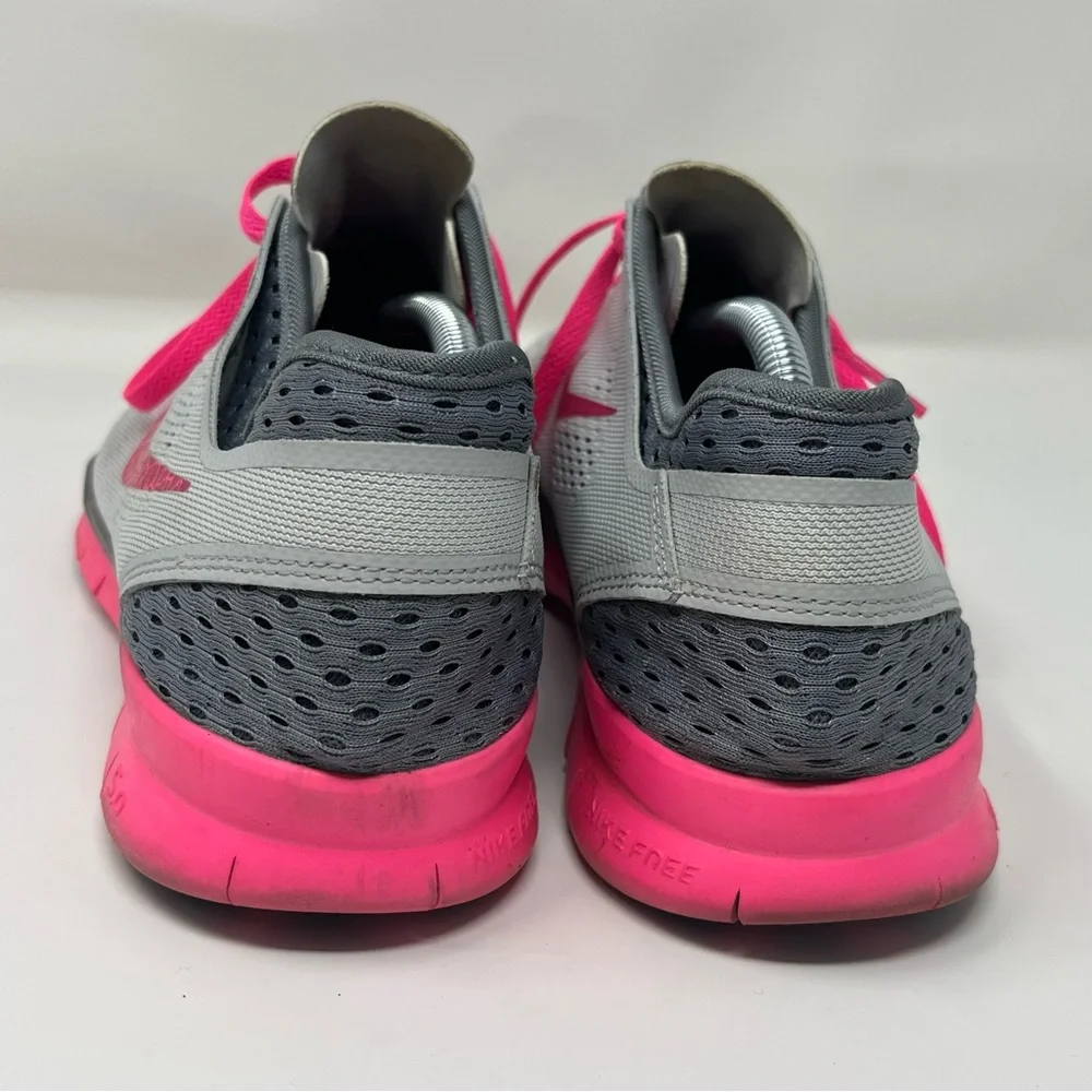 Woman’s Nike Free 5.0‎ TR Fit 5 Gray Pink Athletic Running Shoes Sz 10